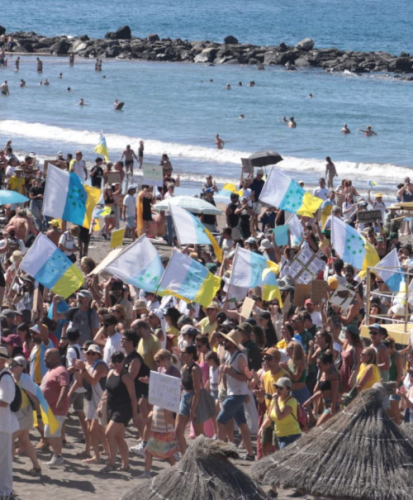 Manifestación Canarias