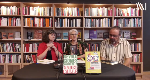 Con Ángel Calle (autor), Emma Siliprandi y Yayo Herrero