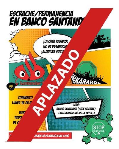 cartel aplazado