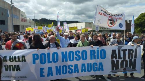 Momento de la manifestación