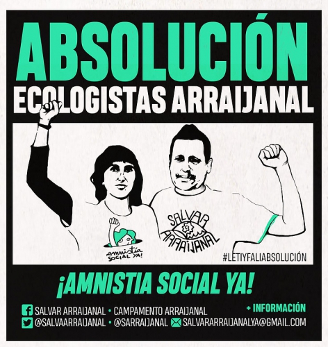 cartel Leti y Fali Absolución