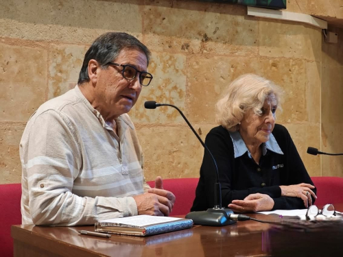 Emiliano y la jueza Carmena